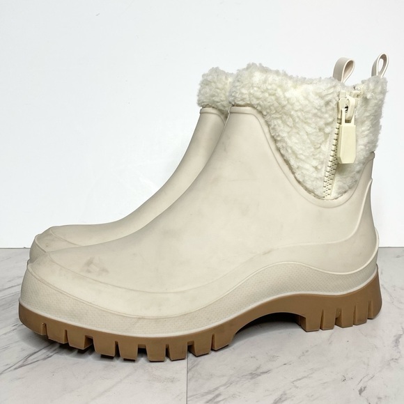 Sam Edelman Lenna Natural Ivory Rain Boot 10M - Picture 1 of 15